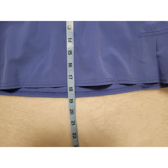 Chicos Zenergy Womens Blue Pleated Skort sz 0 U.S. 4 Fit &nFlare tennis - Picture 4 of 7